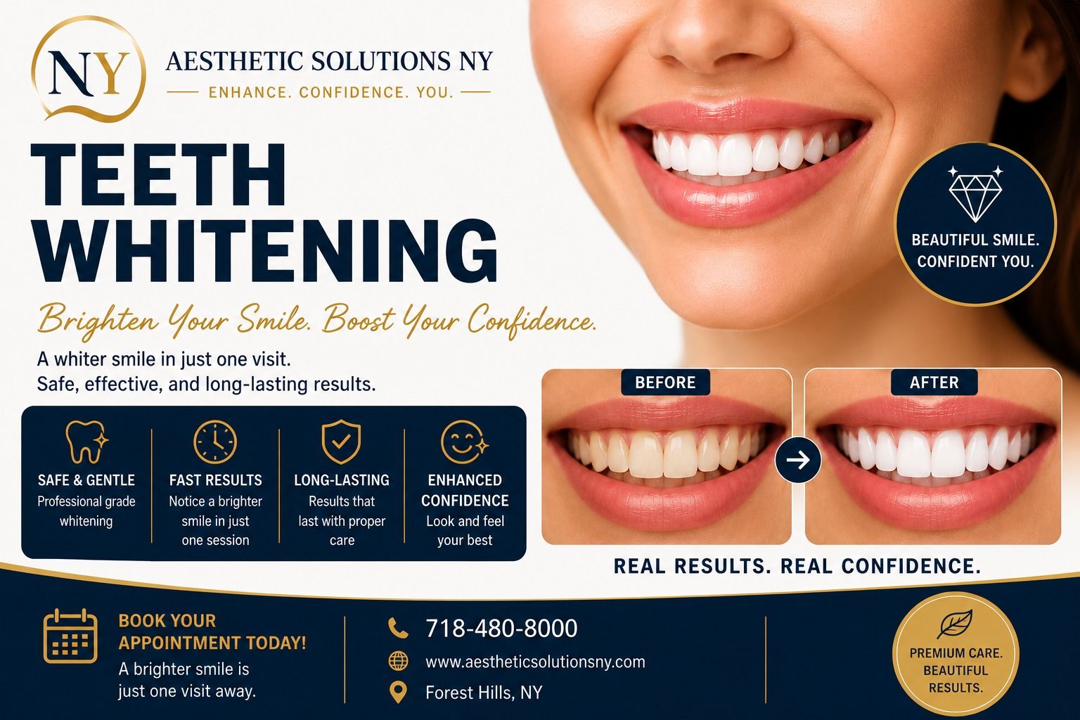 Whitening patient result